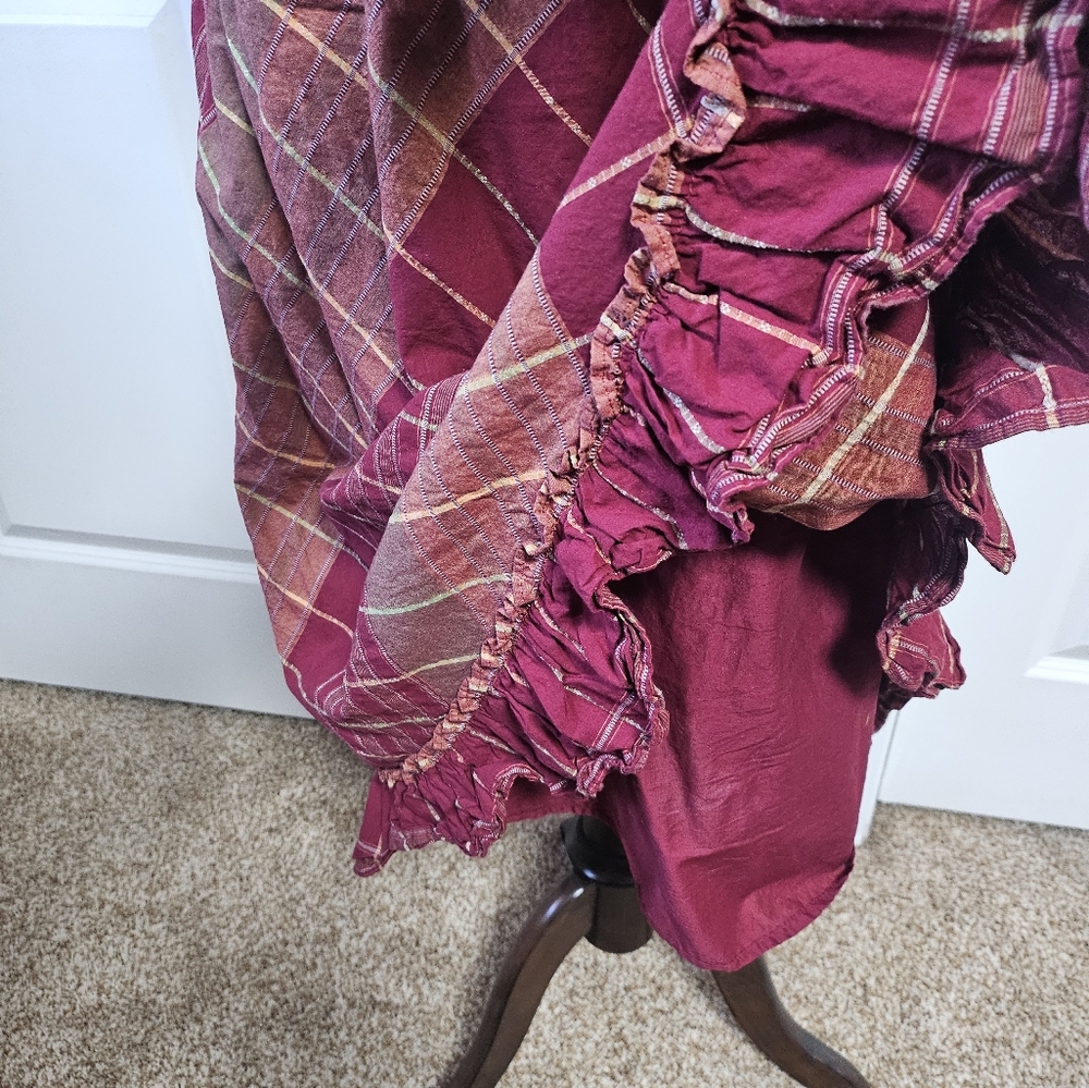 APT.9 Burgandy Sun Dress Size 12 - Picture 3 of 8